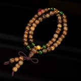 Vòng Trầm Hương quấn 2 vòng 6 li cao cấp mix vàng 24k