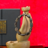 Vòng tay trầm hương chìm nước dạng hạt tự nhiên loại hiếm (7,9g)