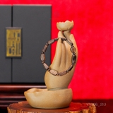 Vòng tay trầm hương chìm nước dạng hạt tự nhiên