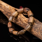 Vòng tay Trầm Hương rục chìm dạng hạt tự nhiên cho tay nam lớn (21,7g )