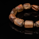 Vòng tay Trầm Hương rục chìm dạng hạt tự nhiên cho tay nam lớn (21,7g )