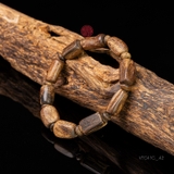 Vòng tay Trầm Hương rục chìm dạng hạt tự nhiên cho tay nam (10,78g )