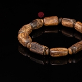 Vòng tay Trầm Hương rục chìm dạng hạt tự nhiên cho tay nam (10,78g )