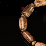 Vòng tay Trầm Hương rục chìm dạng hạt tự nhiên cho tay nam (10,78g )