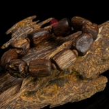 Vòng tay Trầm Hương cận chìm dạng hạt tự nhiên Hiếm ( size nam to )