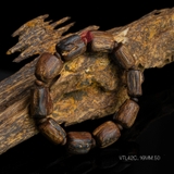 Vòng tay Trầm Hương cận chìm dạng hạt tự nhiên Hiếm ( size nam to )