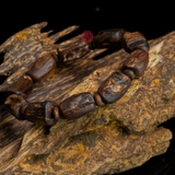 Vòng tay Trầm Hương cận chìm dạng hạt tự nhiên Hiếm ( size nam trung )