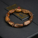 Vòng tay Trầm Hương cận chìm dạng hạt tự nhiên Hiếm ( size nữ )