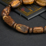 Vòng tay Trầm Hương cận chìm dạng hạt tự nhiên Hiếm ( size nữ )