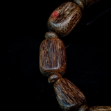 Vòng tay Trầm Hương cận chìm hạt tự nhiên cho nam (size nhỏ)