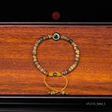 Vòng tay Trầm Hương cho nữ 5 li cận chìm mix ngọc