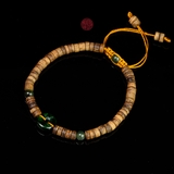 Vòng tay Trầm Hương cho nữ 5 li cận chìm mix ngọc