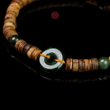 Vòng tay Trầm Hương cho nữ 5 li cận chìm mix ngọc