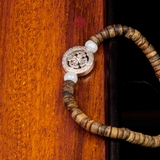 Vòng tay Trầm Hương cho nữ 5 li cận chìm mix ngọc