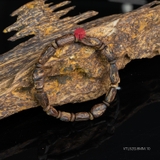 Vòng tay Trầm Hương cận chìm dạng hạt tự nhiên Hiếm ( size nữ )