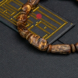 Vòng tay Trầm Hương cận chìm dạng hạt tự nhiên Hiếm ( size nữ )