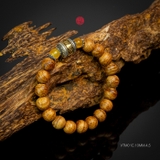 Vòng trầm hương banh quầng 10 li mix charm bạc