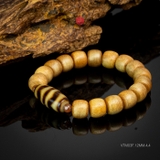 Vòng trầm hương lu thống 12 li mix đá Dzi