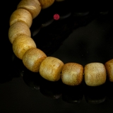 Vòng trầm hương tròn banh 10 li mix bạc