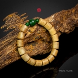 Vòng trầm hương trúc 10 li mix cẩm thạch