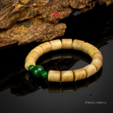 Vòng trầm hương trúc 10 li mix cẩm thạch