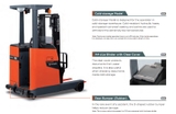 Xe nâng Reach truck Toyota đứng lái 8FBR 1-3 tấn
