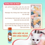 Dầu gội và xả mèo lông trắng Lee&Webster