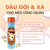 Dầu gội và xả mèo lông ngắn Lee&Webster