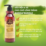 Dầu gội và xả chó lông trắng Budle'Budle