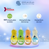 Nước rửa bát Qualita Organic 90% thành phần tự nhiên Chai 500ml