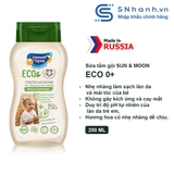 Sữa tắm gội ECO cho bé từ 0+ Sun & Moon 200ml