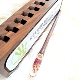 TRÂM CÀI TÓC GỖ-RESIN & SNOWY HỒNG 2