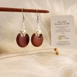 HOA TAI GỖ ĐÍNH HẠT ĐÁ 14