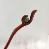 TRÂM CÀI TÓC GỖ ĐÍNH ĐÁ - GIỮA