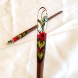 TRÂM CÀI TÓC GỖ-RESIN & SNOWY ĐỎ - 42