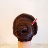 TRÂM CÀI TÓC GỖ RESIN - KIM TUYẾN