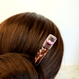 TRÂM CÀI TÓC GỖ-RESIN & SNOWY TÍM - BABYGROOM