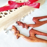 TRÂM CÀI TÓC GỖ CON HƯƠU - 2 QUE