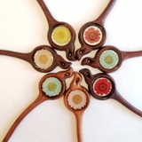 TRÂM GỖ RESIN - CÚC NHIỀU MÀU