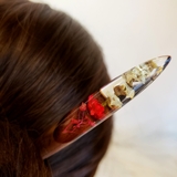 TRÂM CÀI TÓC GỖ- RESIN SNOWY ĐỎ & SAO 137