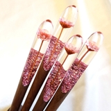 TRÂM CÀI TÓC GỖ RESIN - KIM TUYẾN