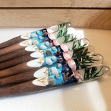 TRÂM CÀI TÓC GỖ-RESIN & ỐC BIỂN