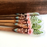 TRÂM CÀI TÓC GỖ-RESIN & SNOWY HOA - DƯƠNG SỈ