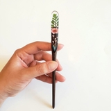 TRÂM CÀI TÓC GỖ-RESIN & SNOWY HOA - DƯƠNG SỈ