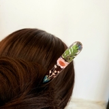 TRÂM CÀI TÓC GỖ-RESIN & SNOWY HOA - DƯƠNG SỈ