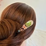 TRÂM CÀI TÓC GỖ-RESIN & SNOWY HOA - DƯƠNG SỈ