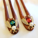 TRÂM CÀI TÓC GỖ - 2 QUE - ONG ĐÁ