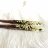 TRÂM CÀI TÓC GỖ-RESIN HOA SAO TRẮNG