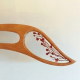 Trâm cài tóc gỗ- resin- hoa khô 10