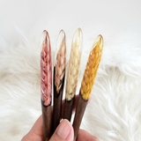 TRÂM CÀI TÓC GỖ-RESIN & LÚA MẠCH NHIỀU MÀU